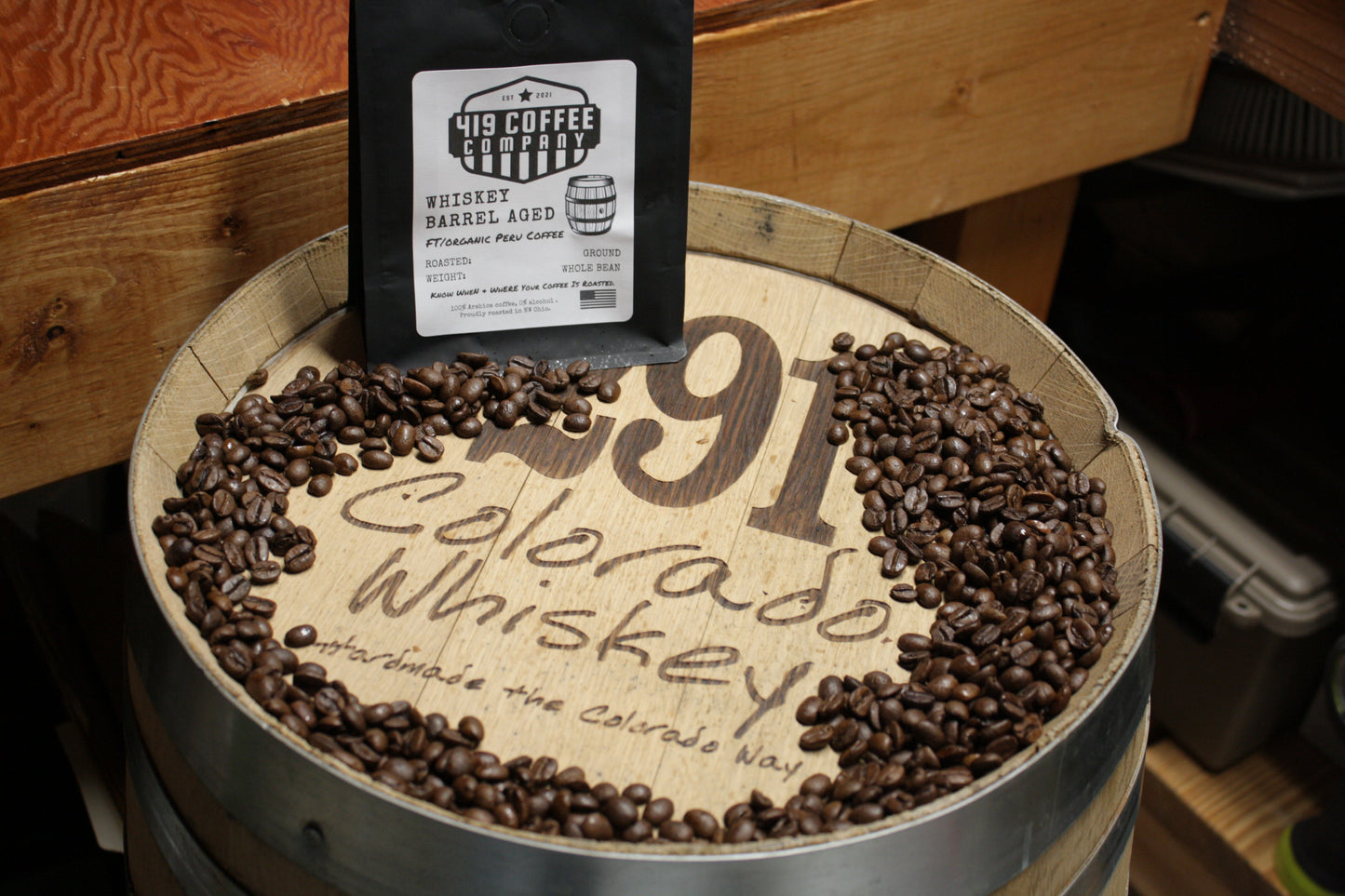 Barrel-Aged Roasted Coffee (out of stock)