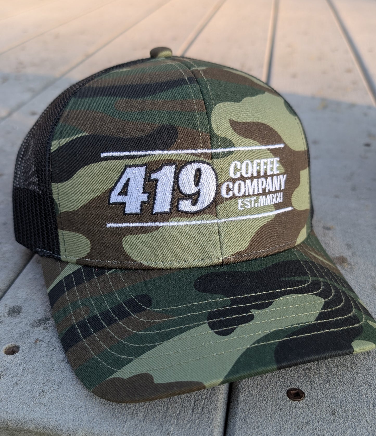 2 Line 419 - Camo/Black Hat